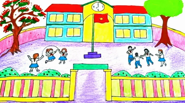 Bí quyết vẽ ngôi trường ấn tượng: Hướng dẫn từng bước chi tiết