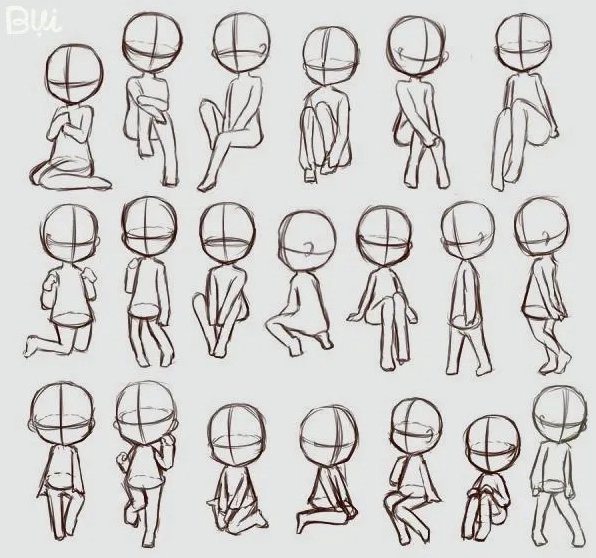 Bí quyết vẽ người chibi cực dễ thương cho người mới bắt đầu