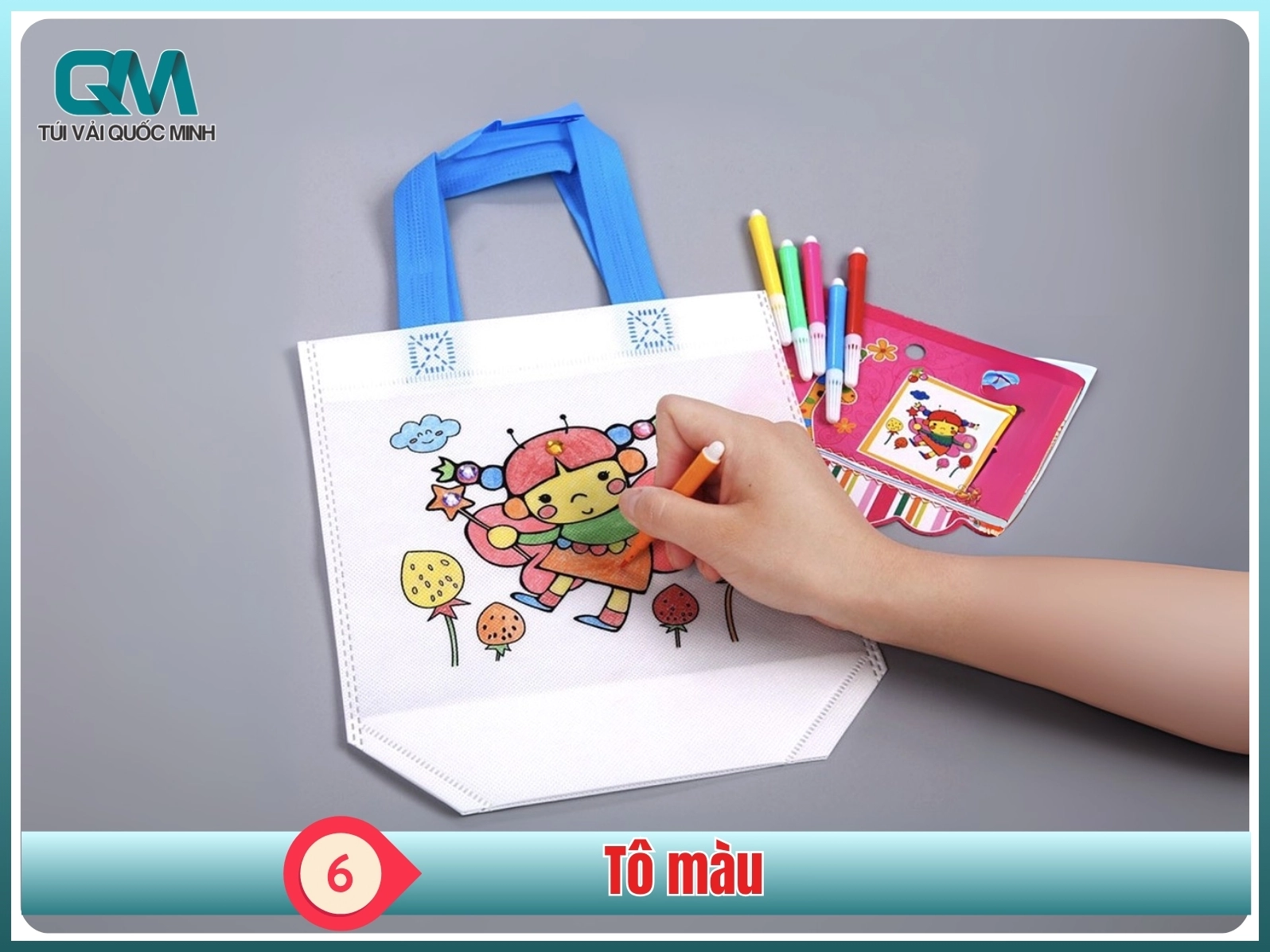 Bước 6: Tô màu