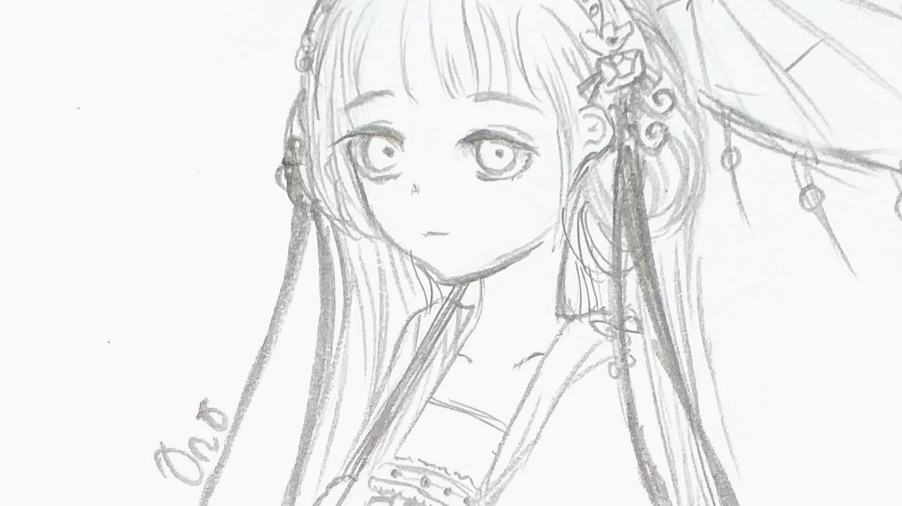 Cách vẽ anime nữ cổ trang