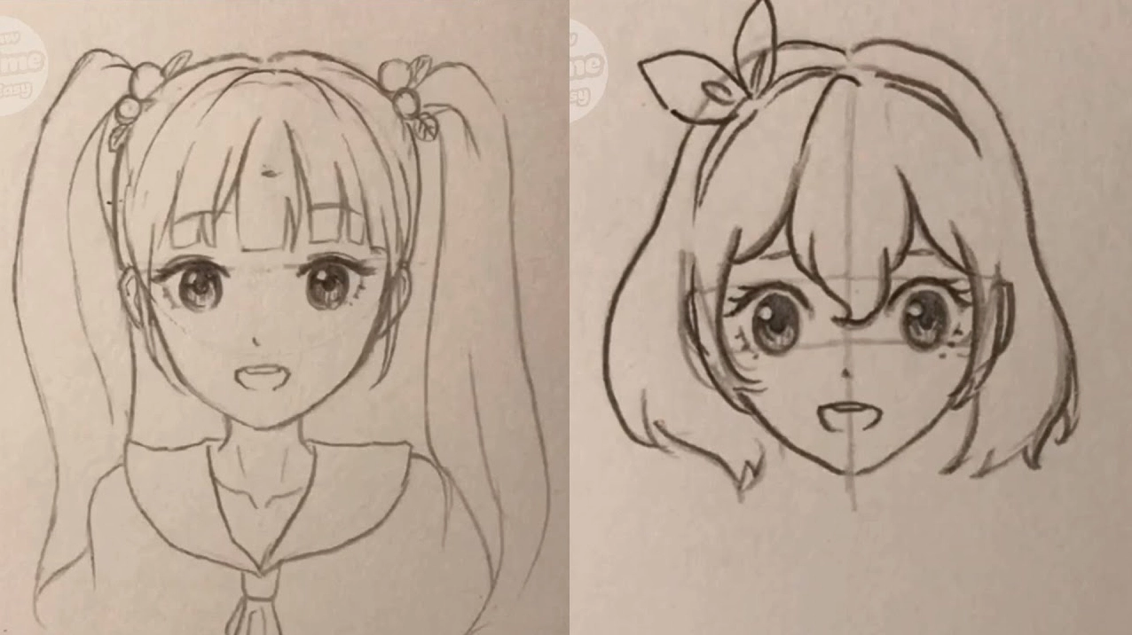 Cách vẽ anime nữ đơn giản mà đẹp