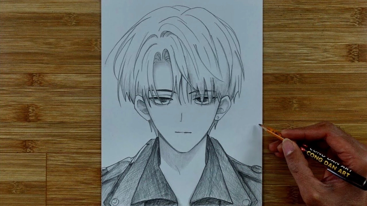 Cách vẽ anime trai chi tiết cho người mới bắt đầu