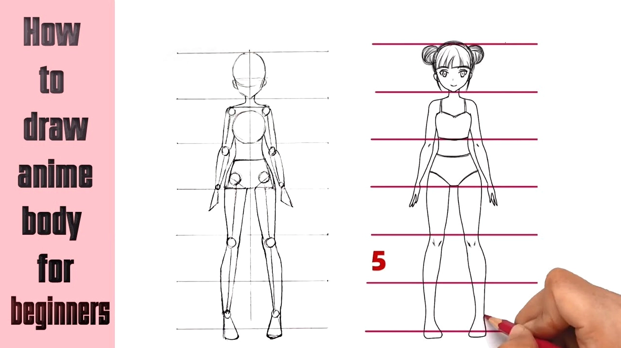 Cách vẽ dáng người Anime