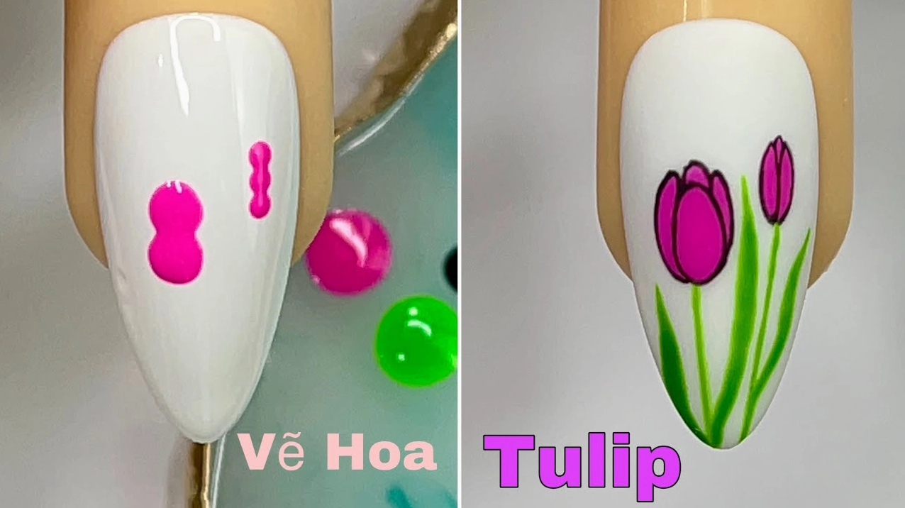 Cách Vẽ Hoa Tulip Nail - Hướng Dẫn Chi Tiết và Ý Tưởng Mới Mẻ