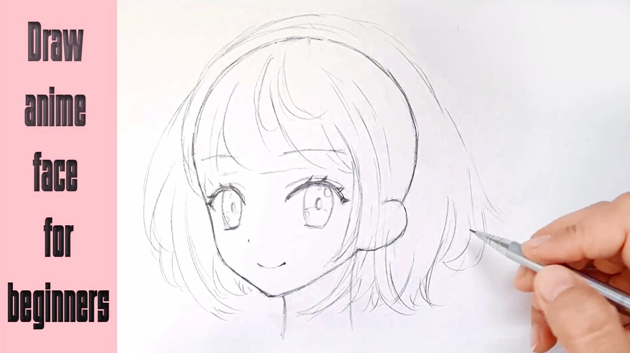 Cách vẽ khuôn mặt anime đơn giản