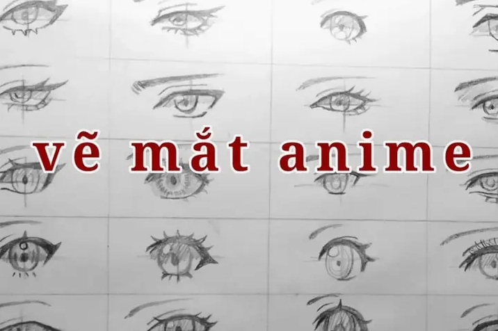 Cách Vẽ Mắt Anime Nữ Đẹp
