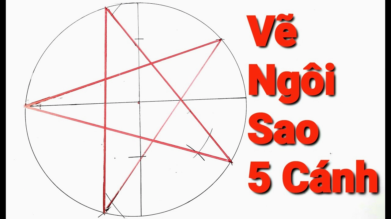 Cách Vẽ Ngôi Sao 5 Cánh Từ Hình Tròn
