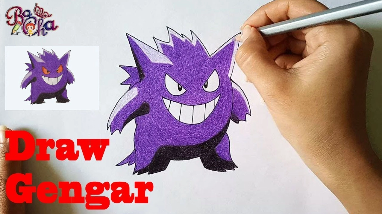 Cách vẽ Pokemon Gengar: Hướng dẫn chi tiết cho người mới bắt đầu