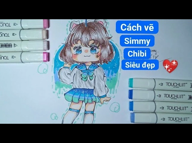 Cách Vẽ Simmy Chibi Đơn Giản - Hướng Dẫn Chi Tiết Từng Bước Cho Người Mới Bắt Đầu