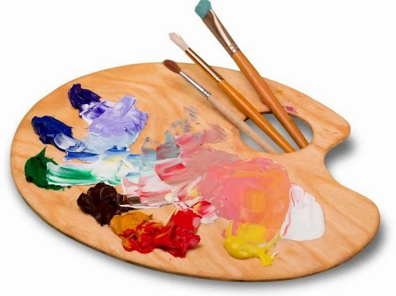 Chuẩn bị bảng màu và cọ vẽ là bước khởi đầu quan trọng để tạo nên một tác phẩm nghệ thuật trọn vẹn cảm xúc.