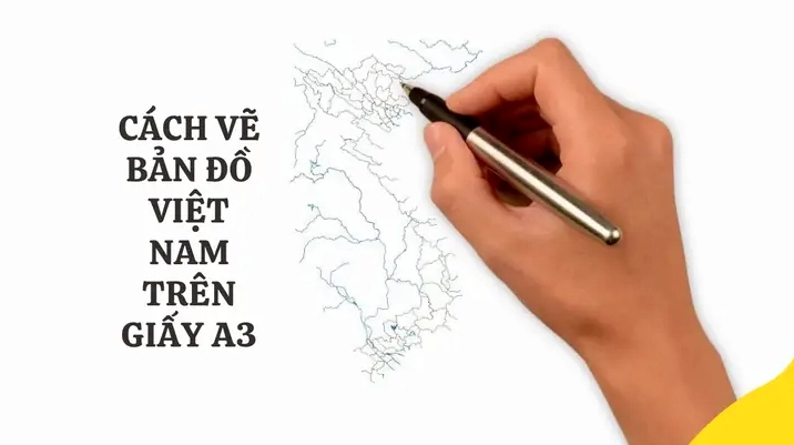Chuẩn bị dụng cụ và tài liệu để vẽ bản đồ Việt Nam