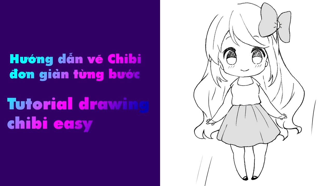 Chuẩn bị dụng cụ vẽ anime chibi