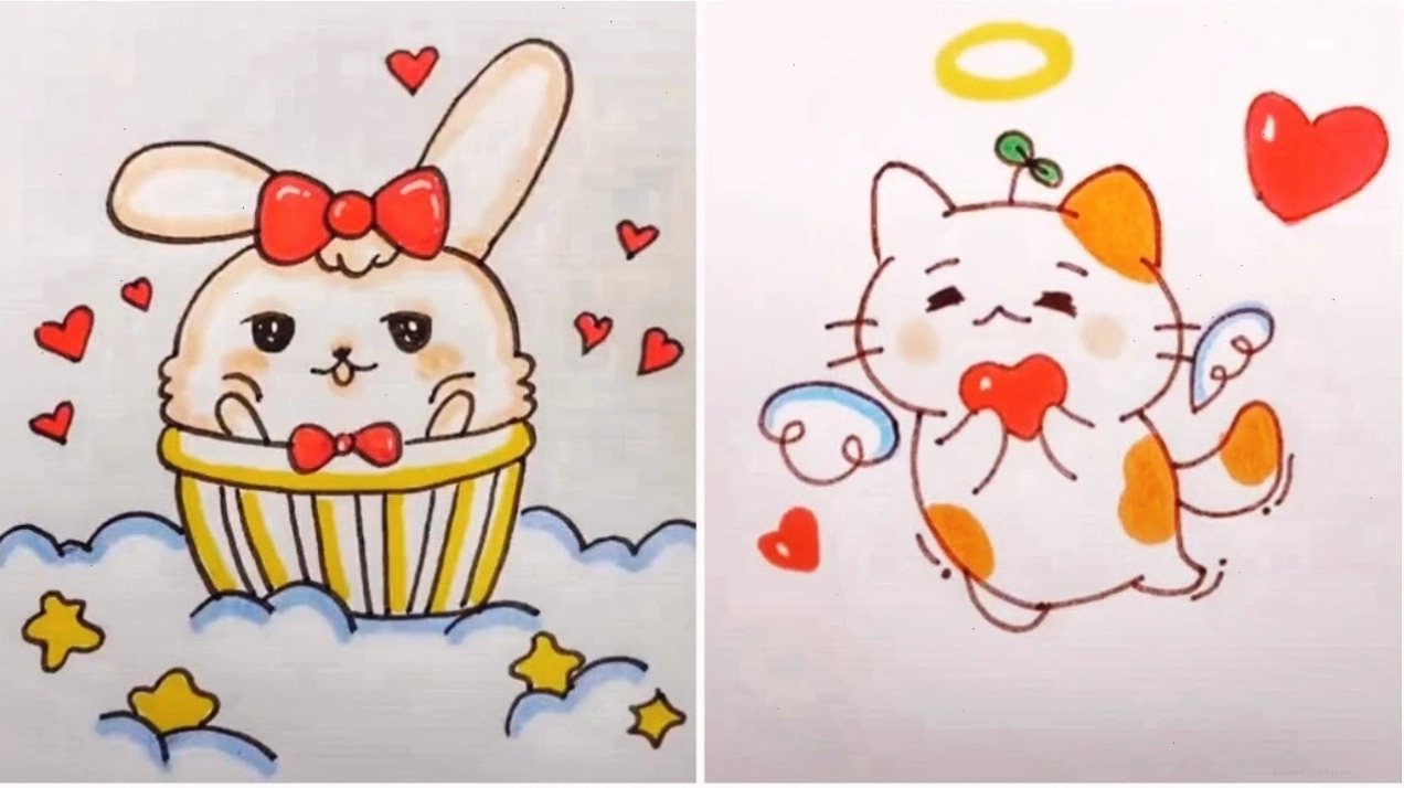 Cô gái chibi chơi nhạc cụ