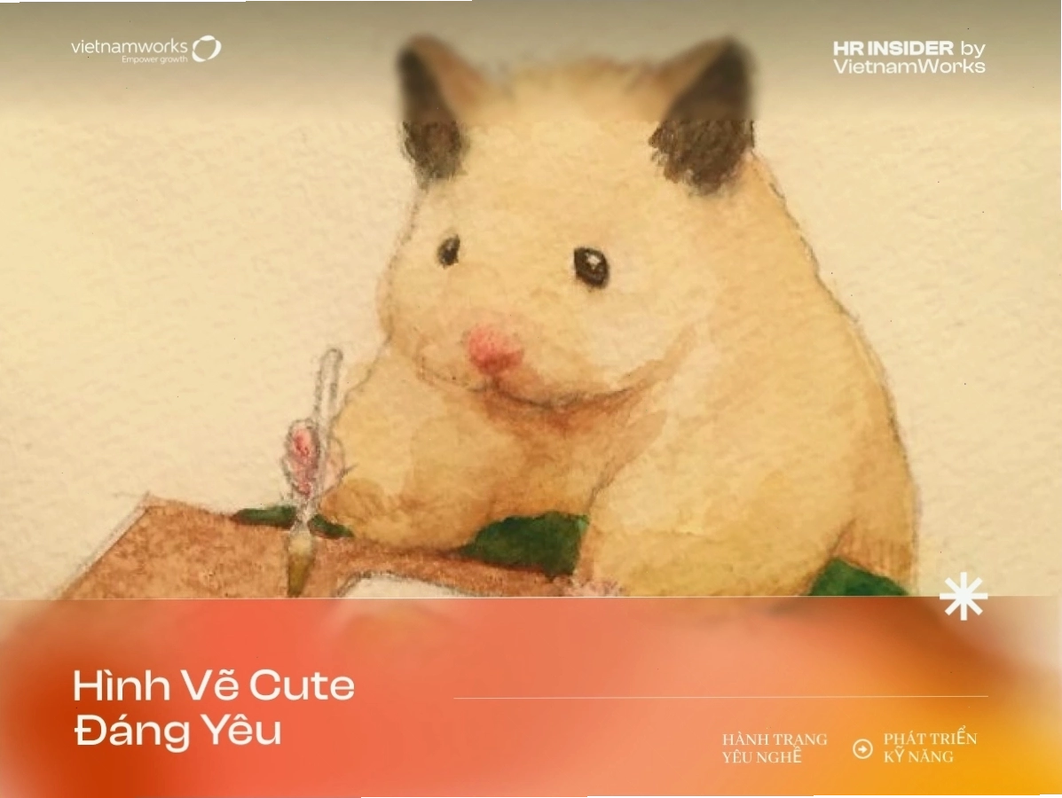 Cô gái chibi với cử chỉ tay đáng yêu