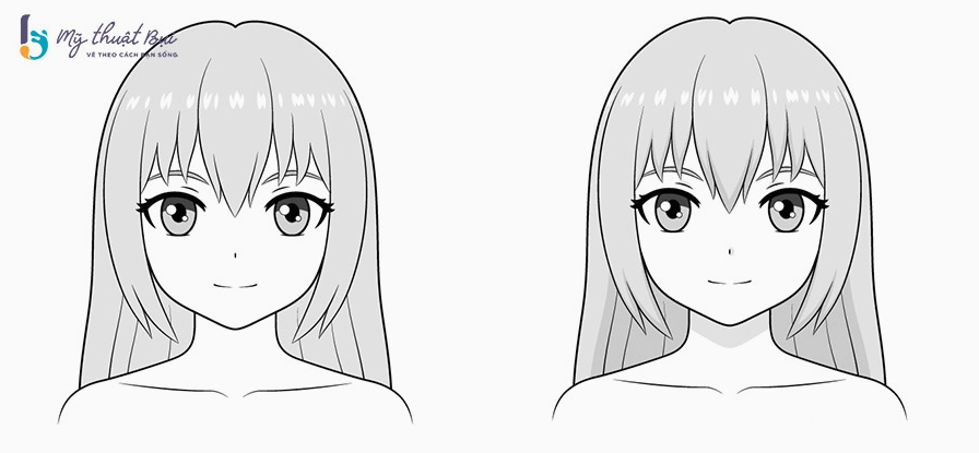 Đổ bóng và tô màu cho tranh anime nữ
