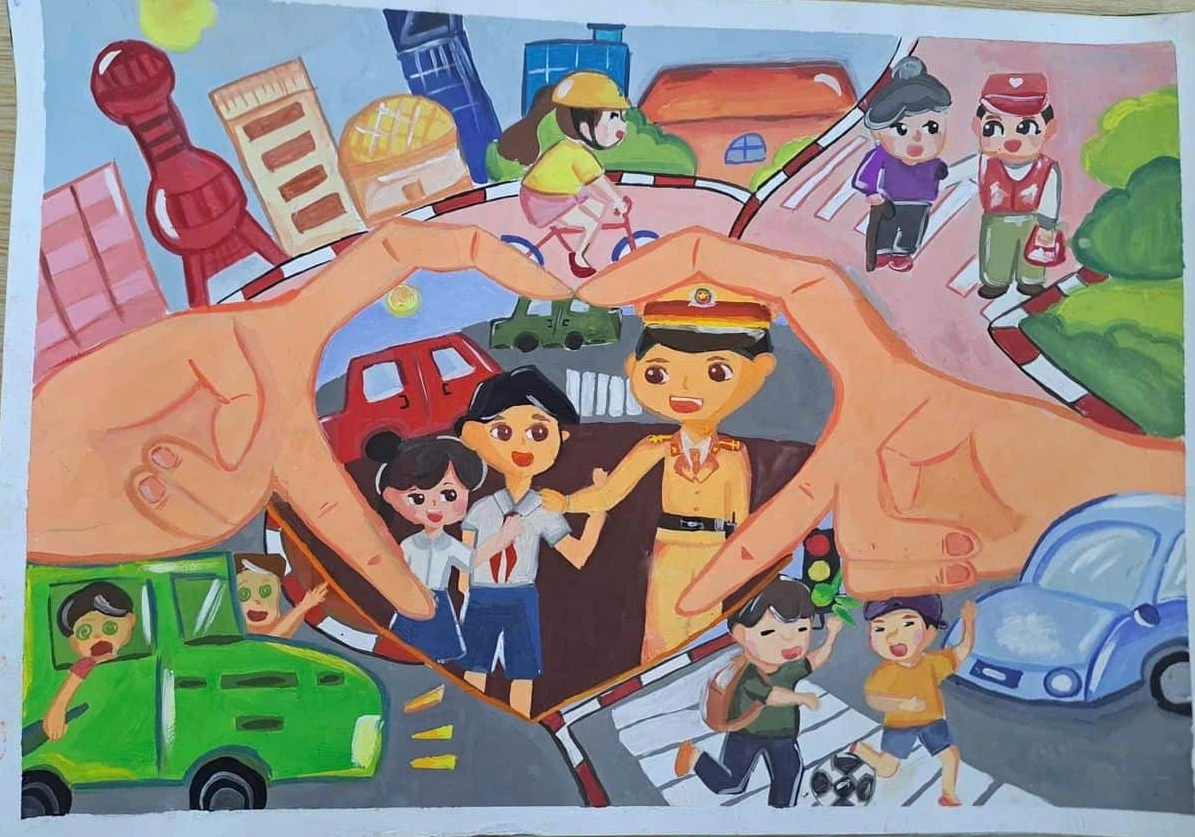 Giáo dục ý thức về bạo lực học đường qua tranh vẽ