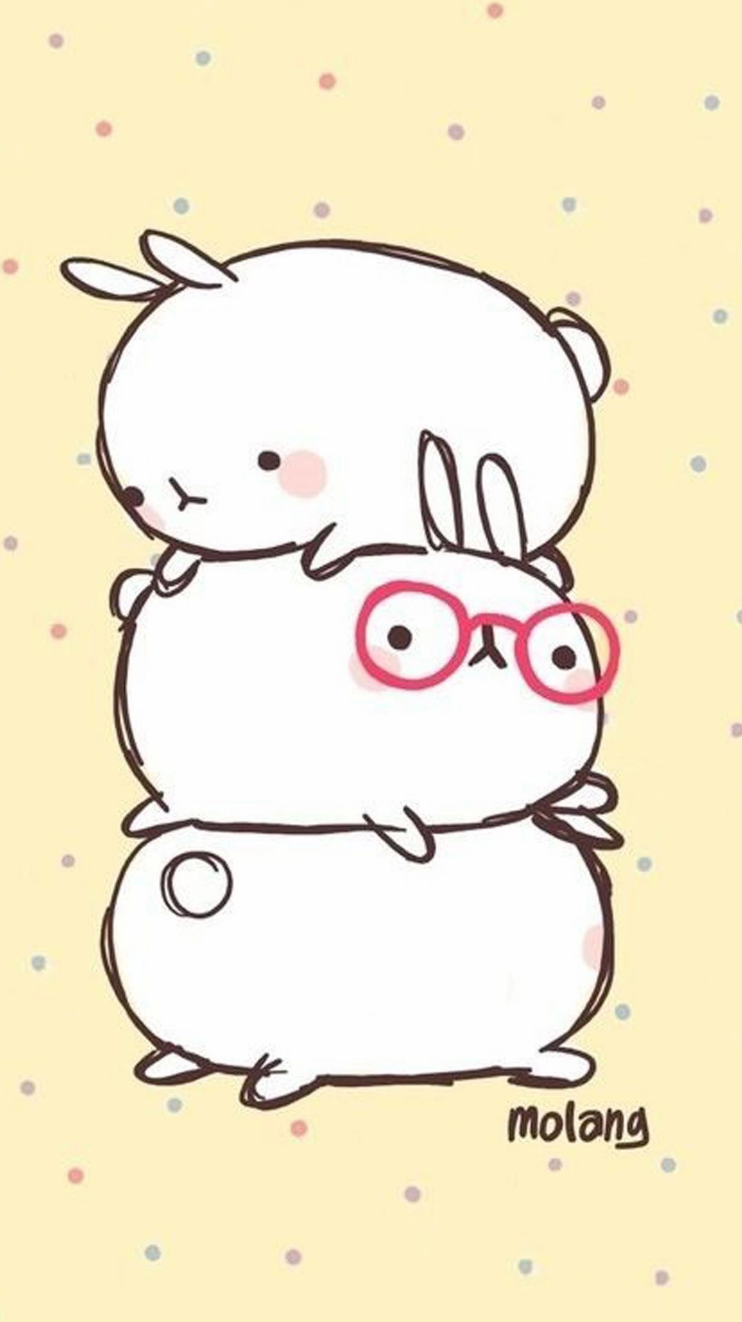 Hình nền Thỏ Chibi đẹp đáng yêu