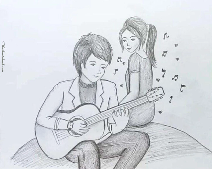 Hình vẽ dáng người với các mảng khối và bóng đổ