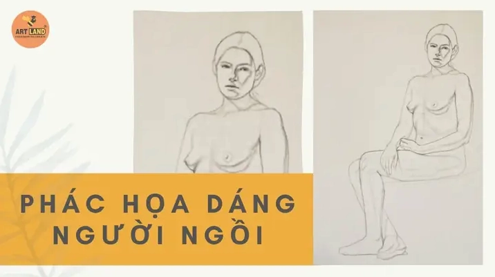 Hoàn thiện bức vẽ người ngồi