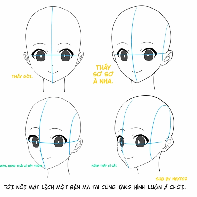 Hoàn thiện nét vẽ cho nhân vật anime
