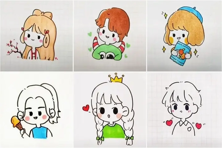 Hoàn thiện nhân vật anime với kỹ thuật vẽ thân