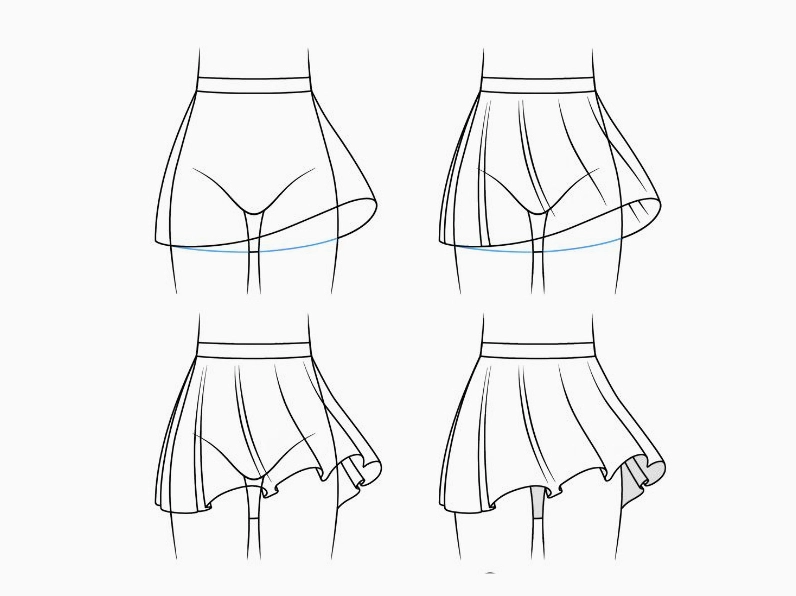 Hoàn thiện tác phẩm vẽ váy anime với các chi tiết sống động.