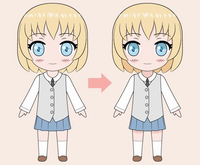 Hoàn thiện tranh vẽ chibi nam