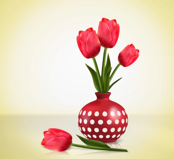 Hướng dẫn cách vẽ lọ hoa tulip đẹp mắt và chuyên nghiệp