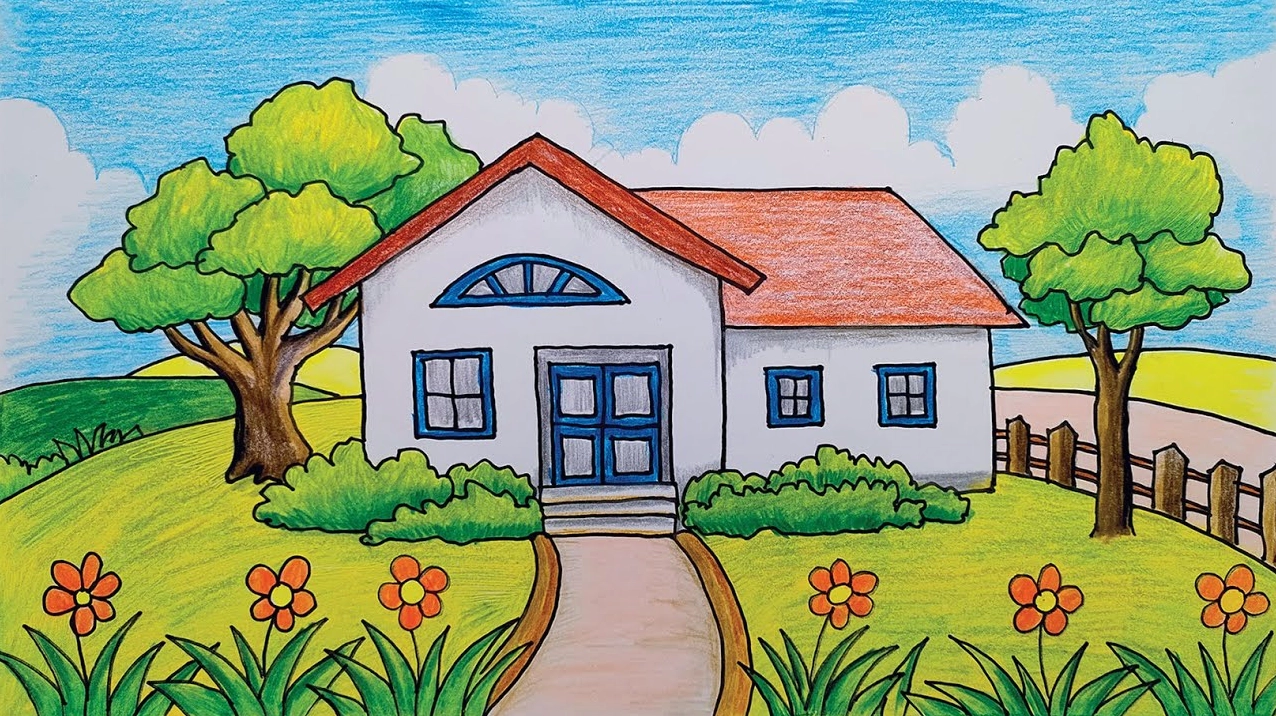 Hướng dẫn vẽ cây chuối đơn giản cho người mới bắt đầu