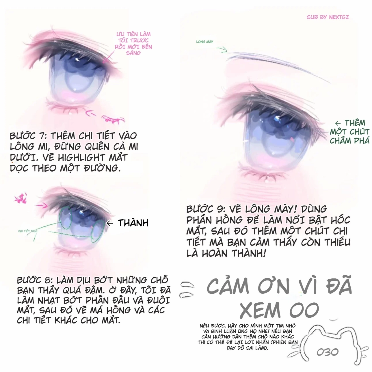 Khuôn mặt Anime đẹp