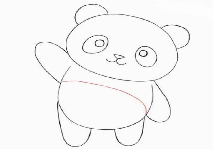 Mô tả cách vẽ gấu trúc cơ bản