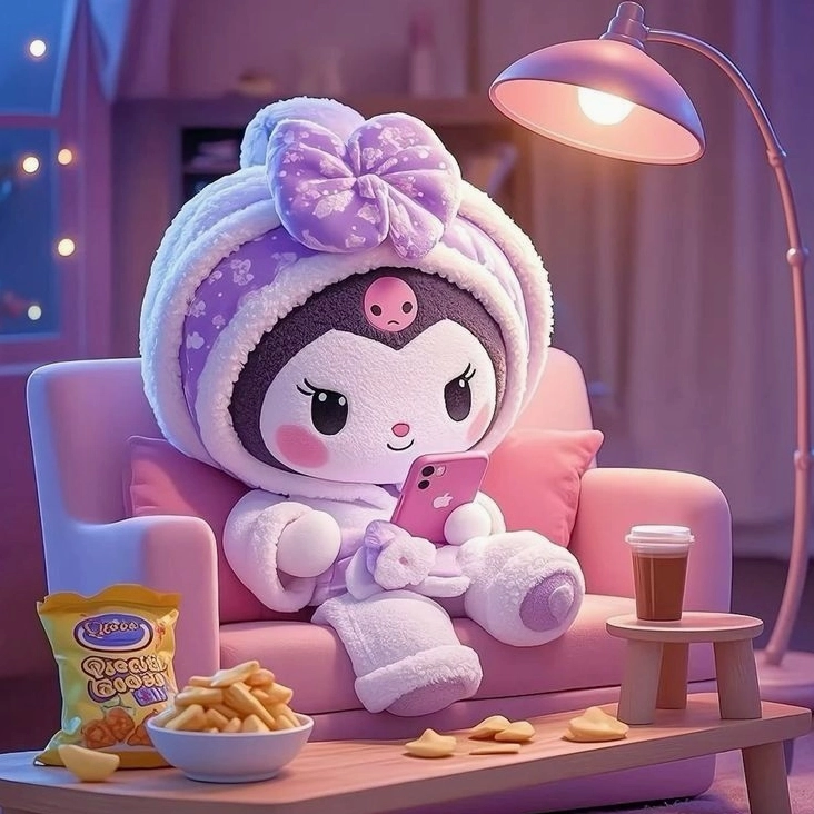 Nâng cấp phong cách với hình nền kuromi cute anime