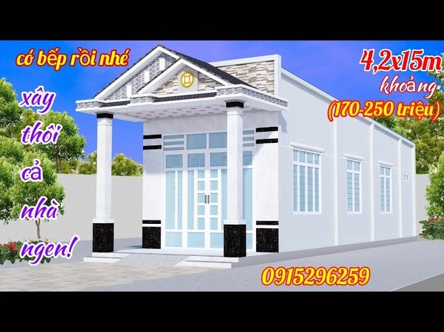 Ngôi nhà hiện đại được vẽ với đường nét sắc sảo