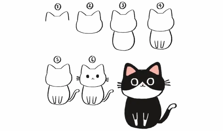 Phác thảo cơ bản cách vẽ con vật cute