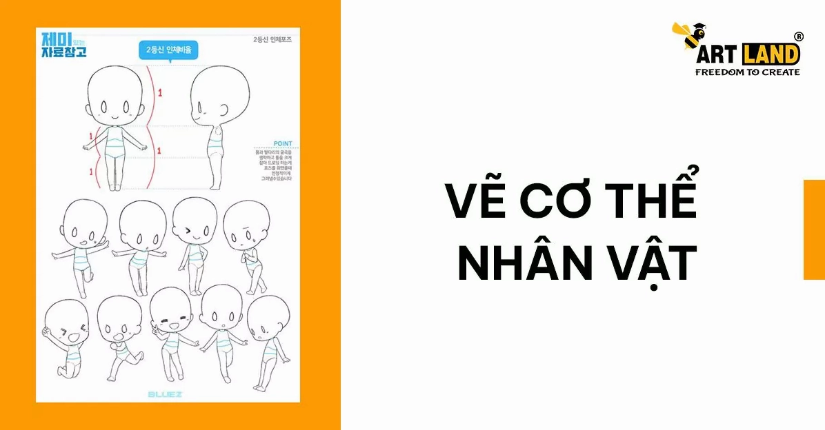 Phác thảo phần thân chibi nữ