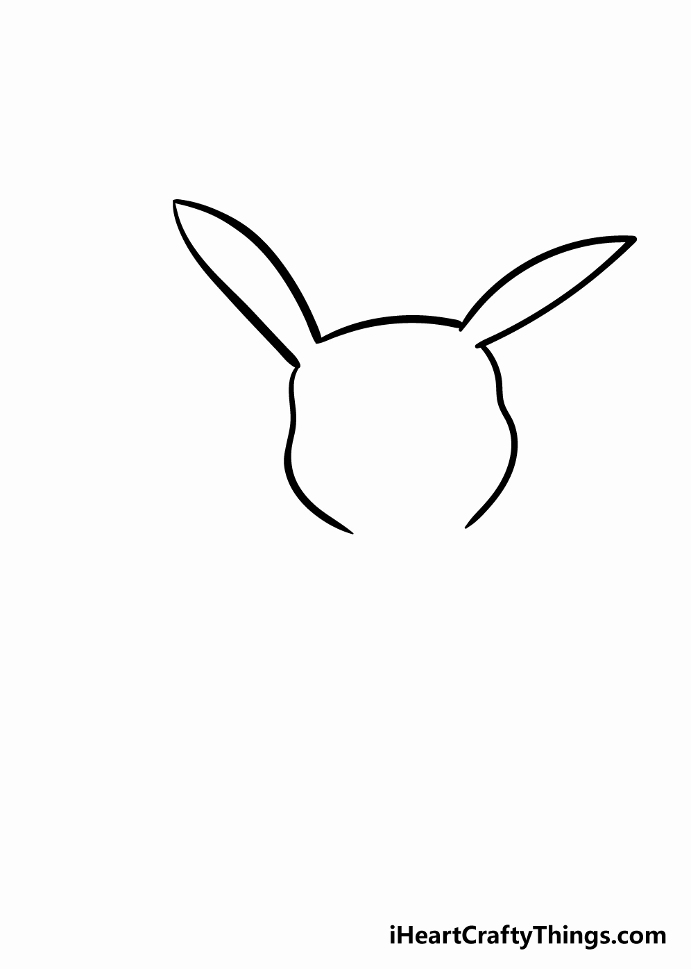 Pika2 - Phác thảo đầu Pikachu