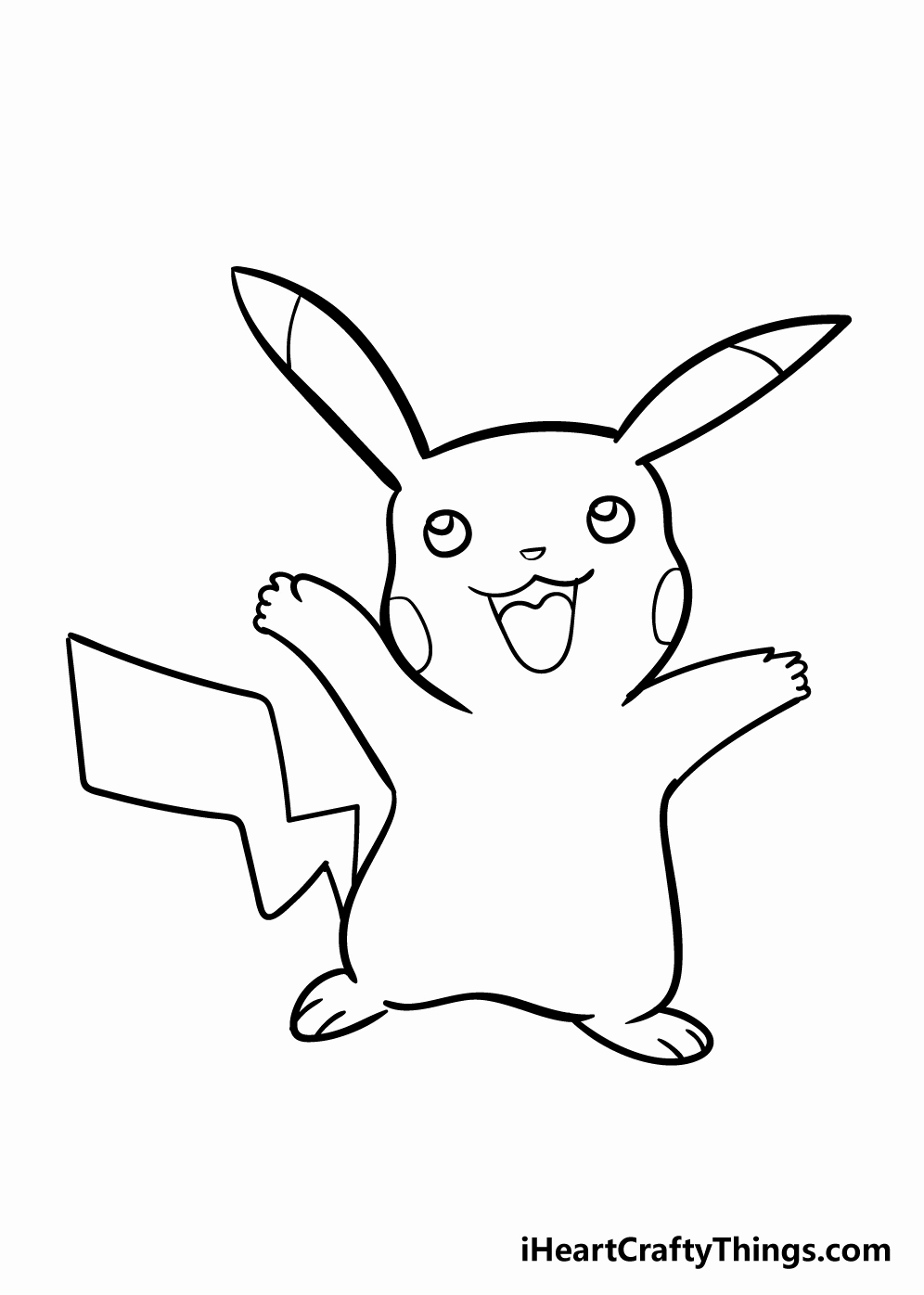 Pika6 - Vẽ thân hình Pikachu