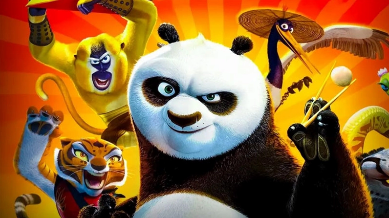 Po trong Kung Fu Panda đang nhảy múa