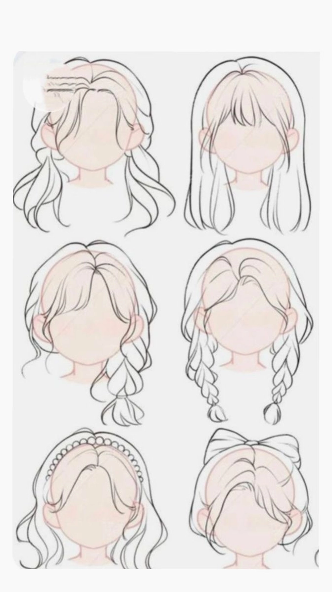 Tạo hình dáng cho tóc Chibi