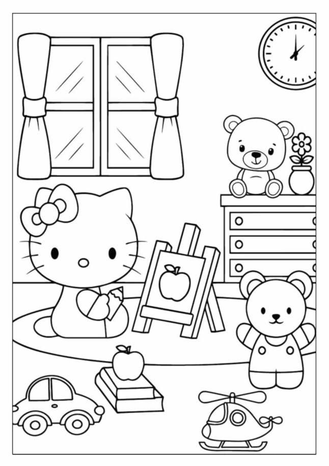 Thêm chi tiết cho Hello Kitty