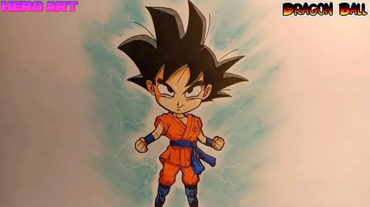 Tô màu cho bức vẽ Songoku