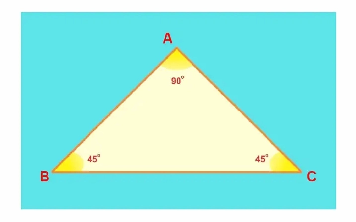 Vẽ cạnh góc vuông AC vuông góc với AB