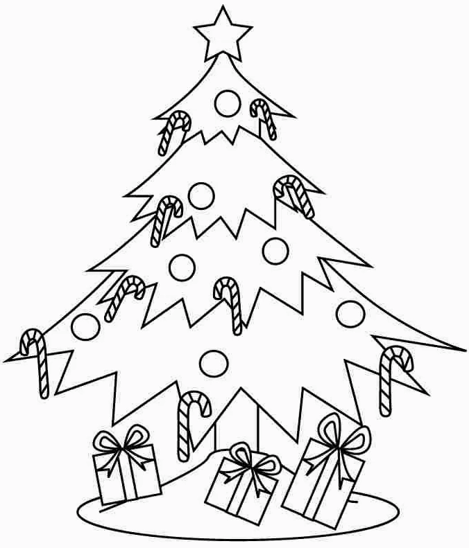 Vẽ cây thông Noel dùng kỹ thuật đổ màu