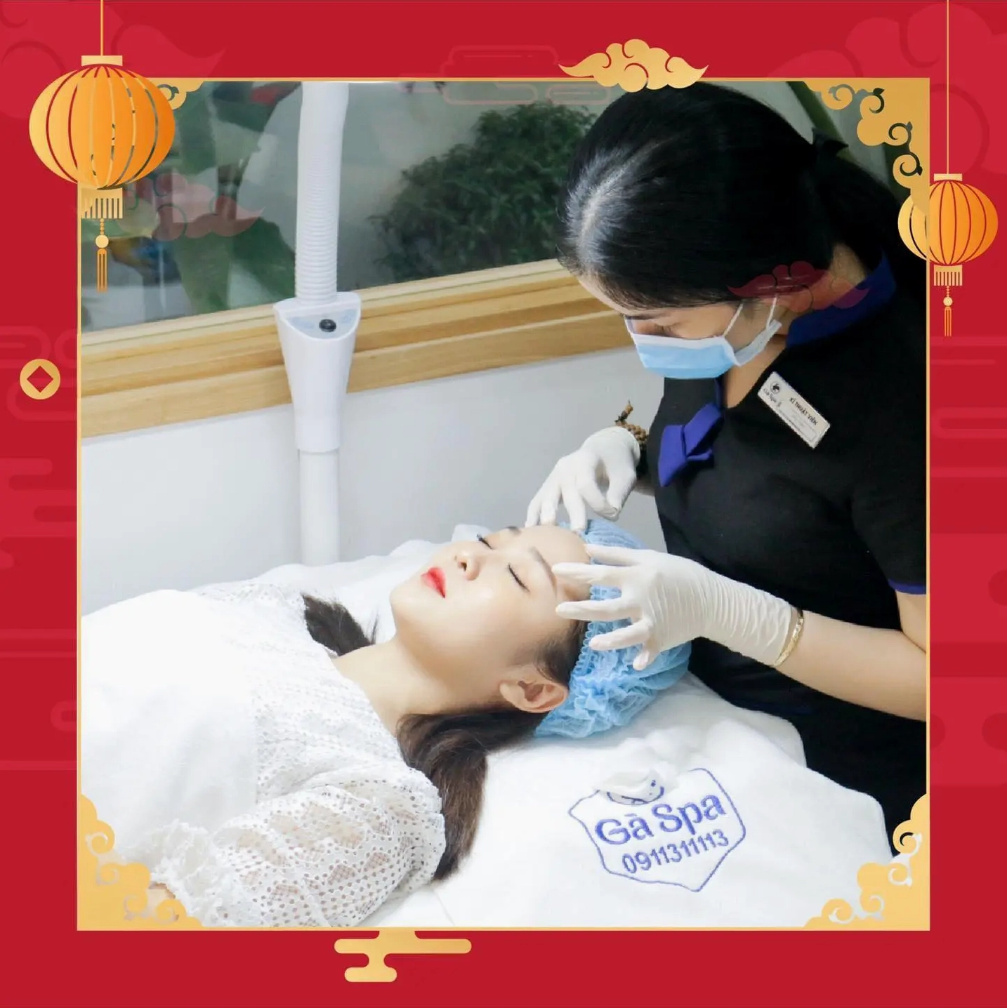 Vẽ cây thông Noel tí hon