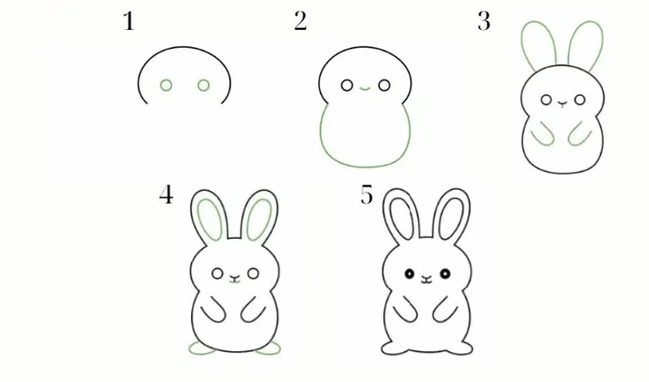 Vẽ cơ thể và chi tiết cho con vật cute
