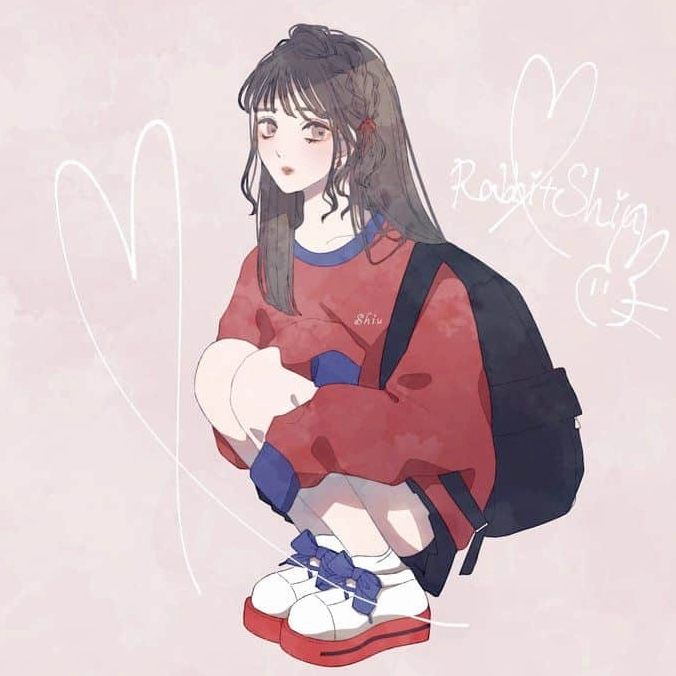 Vẽ Dáng Người Anime Ngồi siêu cute