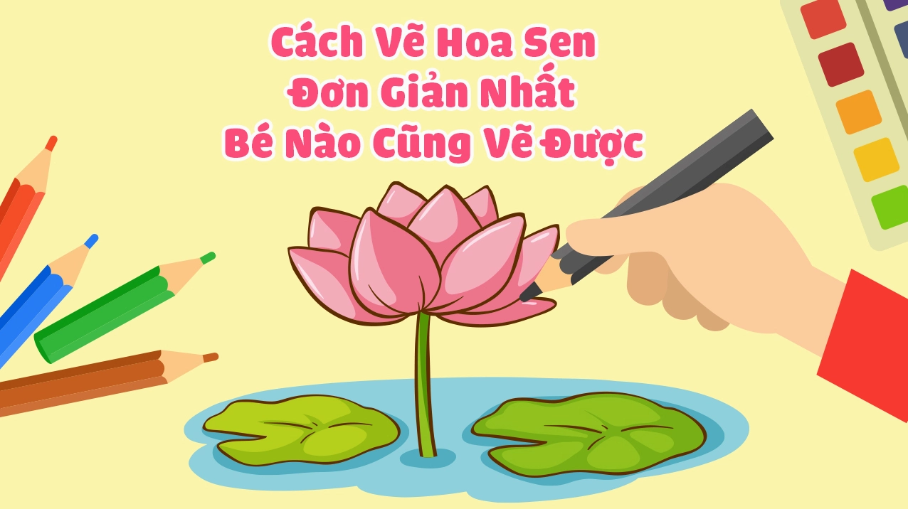 Vẽ Hoa Sen - Biểu tượng văn hóa Việt Nam