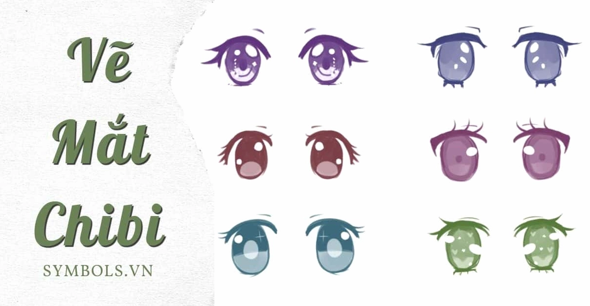 Vẽ mắt Chibi cơ bản