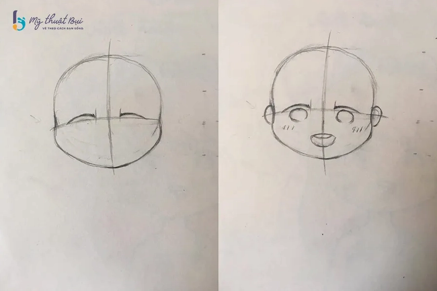 Vẽ mặt Chibi
