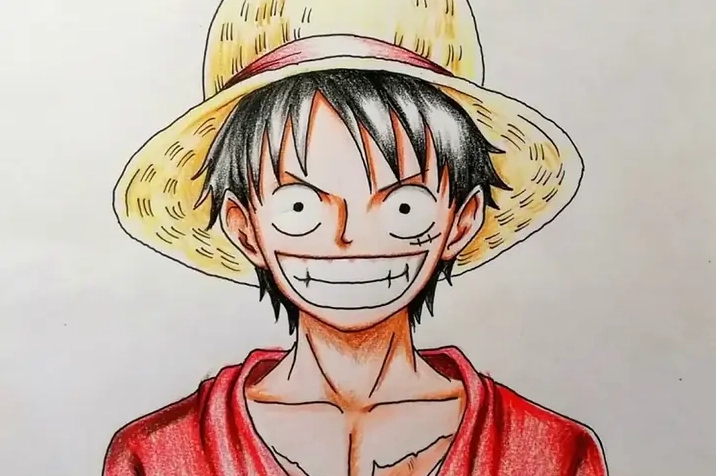 Vẽ thân người và trang phục Luffy